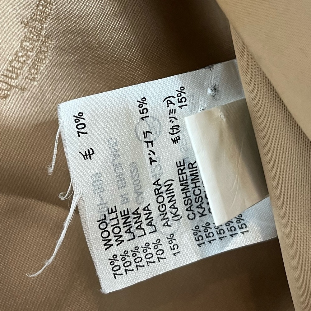 Vintage Aquascutum London Wool Cashmere Angora Coat - Picture 7 of 11